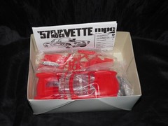 MPC 1957 ’57 Flip Nose Vette Corvette Street Racer 1:25 Model Kit Sealed Parts