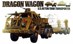 Tamiya 35230 1/35 Model U.S. 40-Ton Tank Transporter Dragon Wagon Truck-Trailer