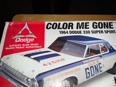 Lindberg ‘Color Me Gone’ 1964 Dodge 330 Super Sport 1:25 Level 2 Model Kit