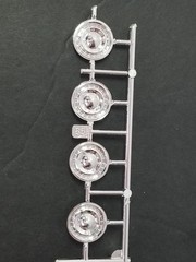 1955 Chevrolet Bel Air WHITEWALL TIRES WHEELS for Revell Monogram 1:25 Model Kit
