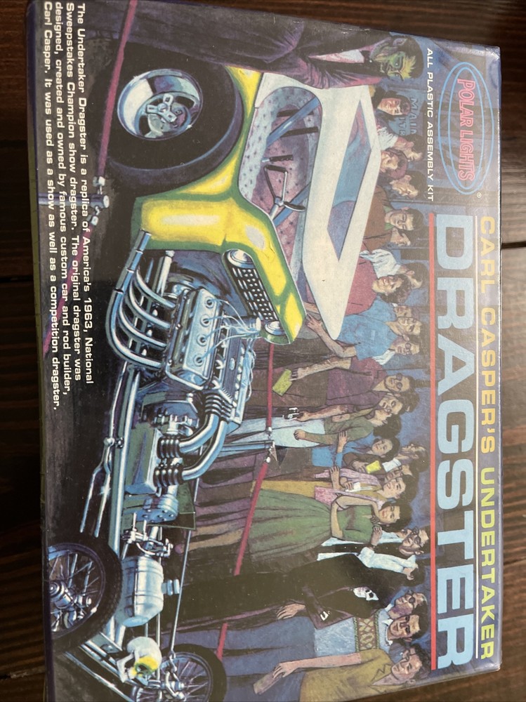 Polar Lights Carl Casper’s Undertaker Dragster 1:25 Scale Plastic Model Kit 996