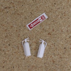 Make It RC 1/24 1/25 Scale Fire Extinguisher for Model RC Car Shop Diorama