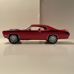 1971 Plymouth Duster 340 Six Pack 1/25 Built Model Car ￼