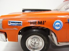 Vintage & Rare JO-HAN DODGE Polara RE-CHARGED SUPER STOCK Drag Car 1/25