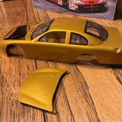 Built Model Car, 2001 Revell Stock Car STARTED, INCOMPLETE, MODIFIED