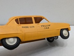PMC 1954 Plymouth Belvedere Yellow Cab Taxi Dealer Promo Model Toy Car 4 Screw