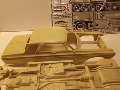 Vintage Johan 63 Plymouth Fury Nice. Complete kit 1.25 scale. open box. nice