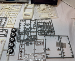 1988 Fujimi Porsche 356B 1600S Roadster 29 Model Car Plastic Kit Parts Only