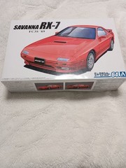 3 Model Kit Set SAVANNA RX-7 MGB ROADSTER Unassembled Plastic Models