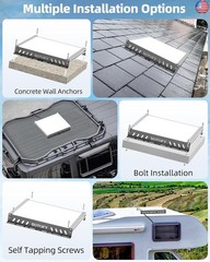 SOTOFY Starlink Mini Roof Rack Mount, Starlink Mini Mount for RV Ladder, Pole,