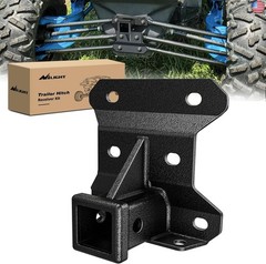 Nilight 2 Inch Rear Bumper Tow Trailer Hitch Receiver Kit Compatible for