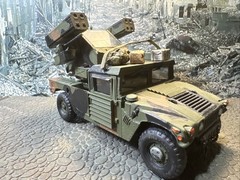 Rare AFV Club AF35358 Built 1/35 AN/TWQ-1 Avenger Hummer Air Defense System Nice