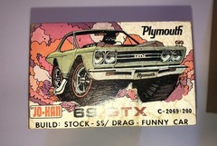 Vintage Jo-Han 1969 Plymouth GTX ‘The Boss’ ORIGINAL Empty Box ONLY