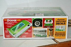 MPC Brand New 1982 Dodge Van Custom Turtle Wax 1:25 scale model car kit MPC943