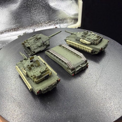 1:200 Scale M1A1 M1A2 Abrams Main Battle Tank Resin Model Kit