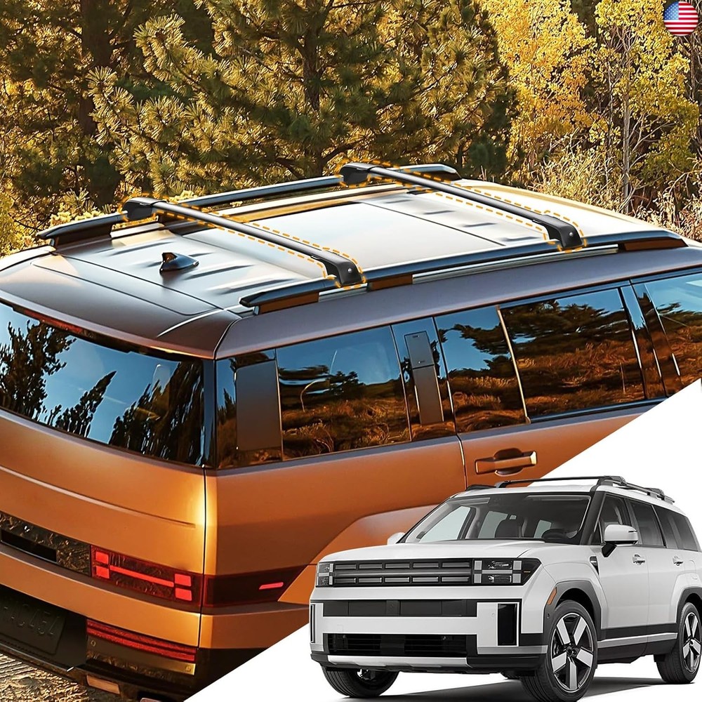Snailfly 265 lbs Lockable Roof Rack Cross Bars Fit for Hyundai Santa Fe