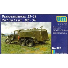 UNIMODELS UM 323 Plastic scale models kit Scale 1:72 BZ-38 refuel truck