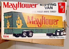 Vintage AMT Mayflower Moving Van Trailmobile 1/25 Model T514 Semi Trailer 1978