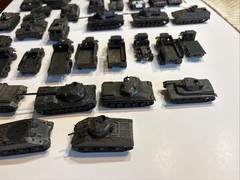 LOT Of 40 1/87 Roco Minitanks Austria 32 Tanks 8 Trucks DBGM HO SCALE