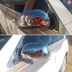 12PCS/Set Chrome Side Mirror Cover + Door Handle Cover Trim for Toyota RAV4