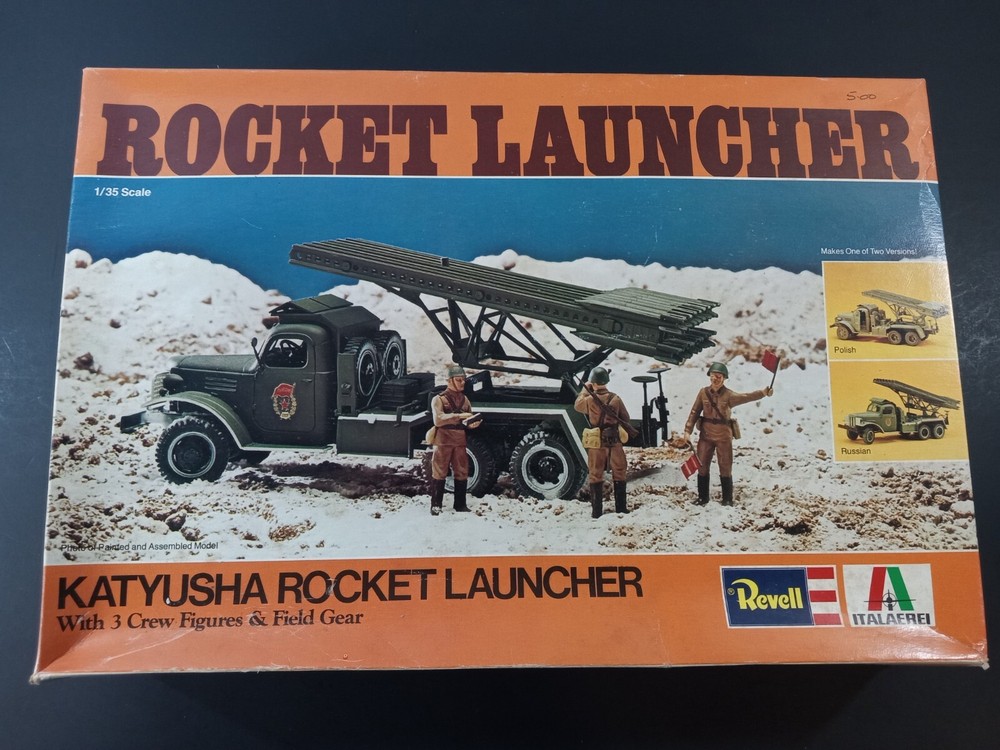 1976 Revell 1:35 Russian Rocket Launcher Katyusha BM-13 Complete/Partially built