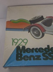VINTAGE 1973 Lindberg 1929 Mercedes Benz SSK Sports Roadster 1/24 model kit Seal