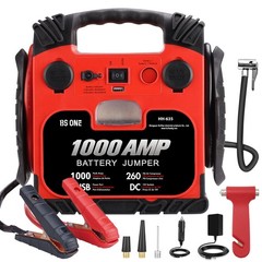 BS ONE 1000 Amp Peak Current Car Jump Stater 12V Lead Acid Battey Jump Box with