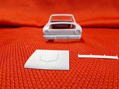 ABS Like Resin 3D Printed 1962 Ford Falcon Dirt Car Body