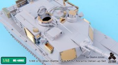 Tetra Model ME48002 1/48 US M1A2 Abrams MBT Detail Up Set for Tamiya 32592