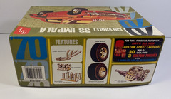 AMT ’70 Chevrolet SS Impala 1/25 Scale Model Kit Instructions & Empty Box Only