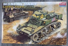 M3A1 STUART LIGHT TANK – Academy Model Kit #1398 1/35 NOS FACTORY SEALED BOX