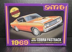 AMT 1/25 1969 Ford Torino Cobra Fastback Kit#1217M/12