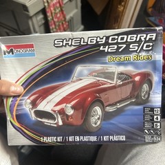 open box Monogram Shelby Cobra 427 s/c Dream rides 1/24 red shell