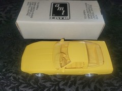 Vintage 1992 AMT ERTL Chevrolet CORVETTE ZR-1 Dealer PROMO Car 6575 Yellow