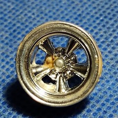 🌟 (1) Deep Dish 5 Spoke Wheel 1:25 or 1:24 Scale 1000s Model Car Parts 4 Sale