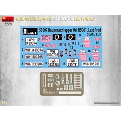 Miniart #53007 1/35 Raupenschlepper Ost RSO/01. Last Prod