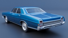 ABS-LIKE RESIN 3D PRINTED 1/25 1968 FORD GALAXIE 500 4-DOOR KIT