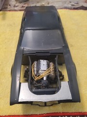 Vintage Dodge Charger Plastic Model Project Hobby Car Enthusiasts Old House Find