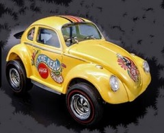1:25 Scale Coca-Cola 1971 Volkswagen “Superbug Gasser” Model Kit – AMT #1284M/12