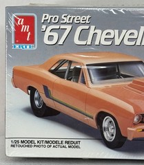 1/25 AMT Pro Street 1967 Chevelle SS 396 Model Tubbed Chassis #6986 NIB