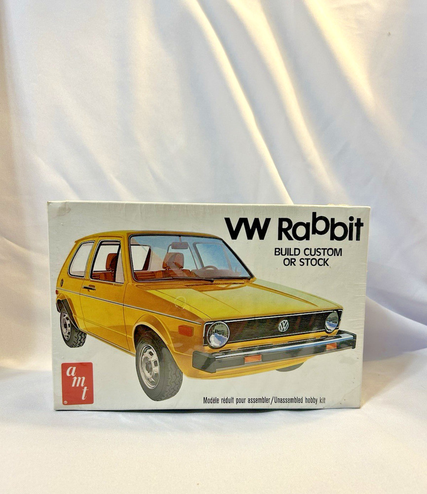AMT VW Rabbit Custom or Stock model kit NEW in FACTORY SEALED BOX-RARE!!!
