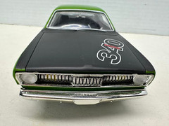 AMT ProShop 1971 Plymouth Duster 340 1/25 Pro Built Model Car Green