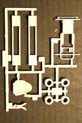 1/25 ” R A R E- GO-CART “UNBUILT LOTS OF CHROME- 2 ENGINES & TRUCK MOUNTS-TOOLS