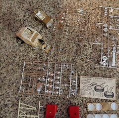 Vintage Amt Double 3 In 1 Dragster 1/25 Scale Model Parts Kit