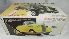 Vintage AMT Model Car Kit – ’37 Chevy Convertible – Partially built