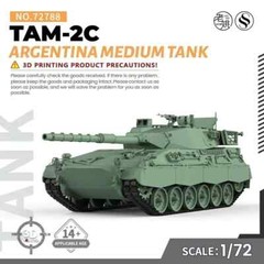 SSMODEL SS72788 1/72 Military Model Kit Argentina TAM-2C Medium Tank