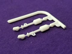 2021 Dodge Charger Hellcat FRONT STRUTS from 1:25 AMT Model Kit