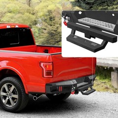 Longsun Hitch Step Fits For 2 Hitch Receiver Textured Black Tow Hitch Step