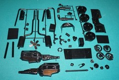 1965 Corvette Sting Ray Monogram 1/8 Engine Exhaust Wheels Brakes Radiator Etc.