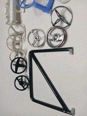 Junkyard 1/25 AMT REVELL JOHAN model car interior components
